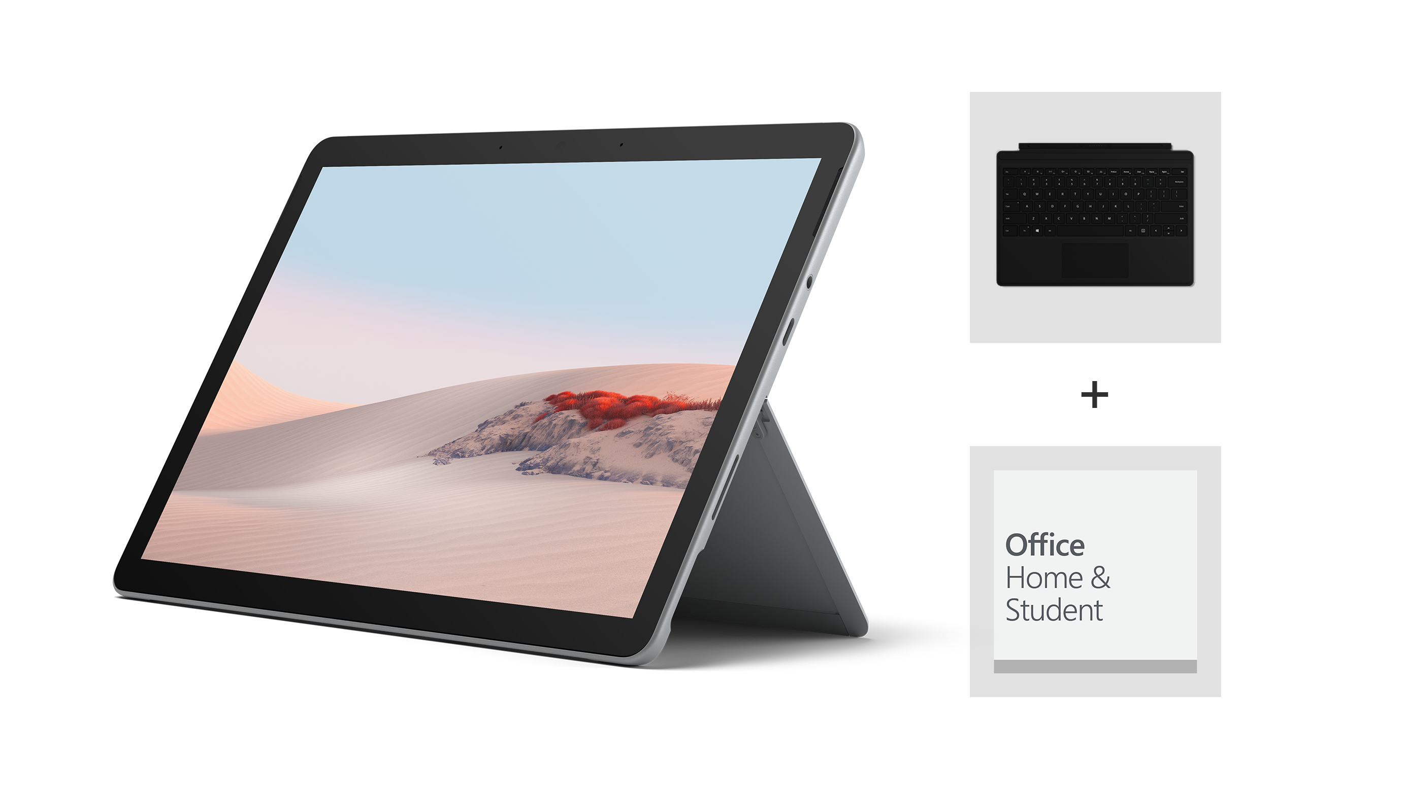 Microsoft Surface Go 2 bundle with typecover and Office Home and Student